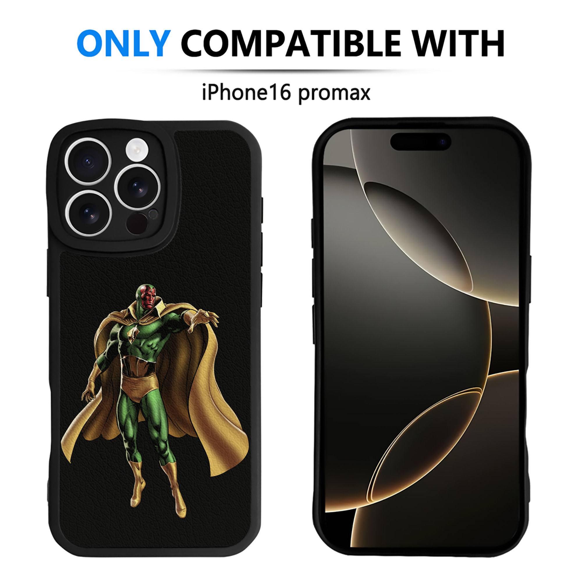 （画像用） アベンジャーズ The Avengers 【iPhone 16シリーズ対応】シリコンスマホケース（レザー調） 材質：シリコン
